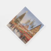 メリークリスマスキッチュ懐かしいドイツ市場 スタンダードランチョンナプキン (角)