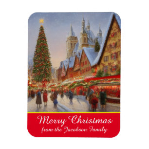 メリークリスマスキッチュ懐かしいドイツ市場 マグネット