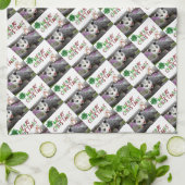 メリークリスマスキッチンタオル キッチンタオル (折り畳み)