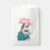 メリークリスマスキツネスケッチ フェイバーバッグ (正面)
