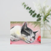 メリークリスマスキティ猫はがき シーズンポストカード (スタンド正面)