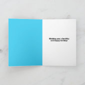 メリークリスマスキャット顔マスクサンタハットとネクタイ シーズンカード (内部)