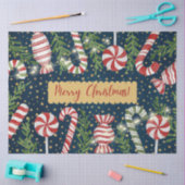 メリークリスマスキャンディとキャンディキャンズ 薄葉紙 (クラフト)