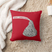 メリークリスマスキャンディキスオンレッド クッション (ブランケット)