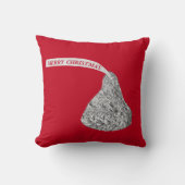 メリークリスマスキャンディキスオンレッド クッション (正面)