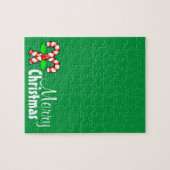 メリークリスマスキャンディーケインイライラ ジグソーパズル (横)