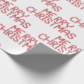 メリークリスマスキャンディーケーンクリスマス ラッピングペーパー (角)