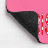 メリークリスマスキャンディーケーンフォント マウスパッド (コーナー)