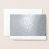 メリークリスマスキャンディーケーンフォント&写真 箔カード (裏面封筒付き)