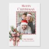 メリークリスマスキャンディーケーンボウ写真 (正面)