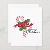 メリークリスマスキャンディーケーン (正面/裏面)