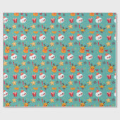 メリークリスマスキャンディーズ雪だるまトナディアスターズ ラッピングペーパー (フラット)