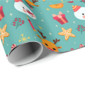 メリークリスマスキャンディーズ雪だるまトナディアスターズ ラッピングペーパー (ロールコーナー)