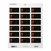 メリークリスマスキャンドルのクリスマスラベル ラベル (フルシート)