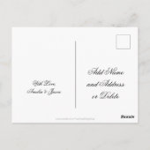 メリークリスマスキャンドルロマンチックな燭光 ポストカード (裏面)