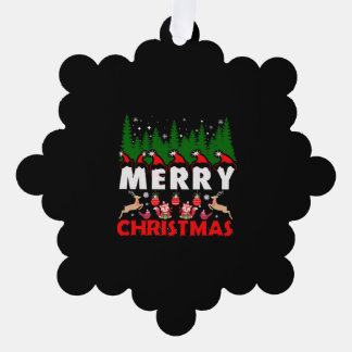 メリークリスマスキャンバスクリスクリスマスイエス オーナメントカード