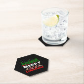 メリークリスマスキャンバスクリスクリスマスイエス ペーパーコースター (インサイチュ)