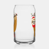 メリークリスマスキュートスナースフェスティバルホリデー ガラス缶 (左)