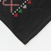 メリークリスマスキュートロットワイラードッグ愛醜いXma フリースブランケット (角)