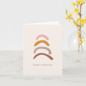 メリークリスマスキュート空白のグリーティングカード カード (黄色い花)