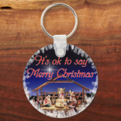 メリークリスマスキーチェーン キーホルダー (正面)