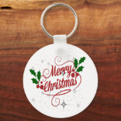 メリークリスマスキーチェーン キーホルダー (正面)