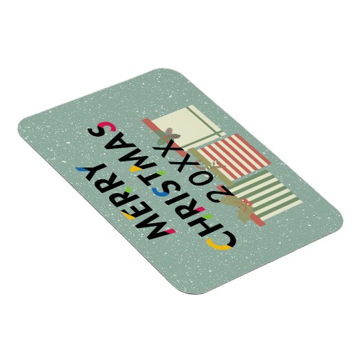 メリークリスマスギフトボックスフレキシブルキッチンマグネット マグネット (右側)