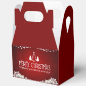 メリークリスマスギフトボックス – フェスティバル平和と喜びデ フェイバーボックス (見開き)