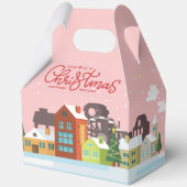 メリークリスマスギフトボックス | ホリデイフェスティバルヴィレッジ フェイバーボックス (裏面)