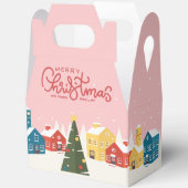 メリークリスマスギフトボックス | ホリデイフェスティバルヴィレッジ フェイバーボックス (見開き)