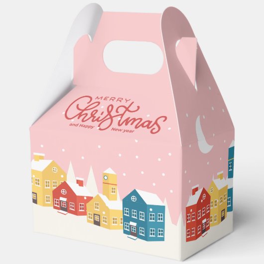 メリークリスマスギフトボックス | ホリデイフェスティバルヴィレッジ フェイバーボックス (裏面)