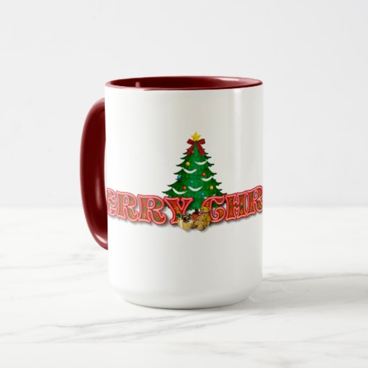 メリークリスマスギフトマグ マグカップ (正面左)