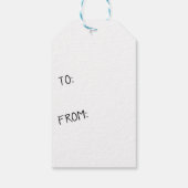 メリークリスマスギフトラベルパームツリー ギフトタグ (裏面)