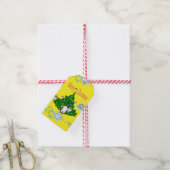 メリークリスマスギフトラベルペンギン ギフトタグ (より糸付き)