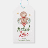 メリークリスマスギフトラベル、クリスマスリースラベル ギフトタグ (正面)