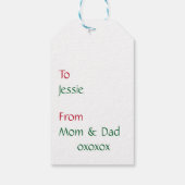 メリークリスマスギフトラベル- OTT格言 ギフトタグ (裏面)