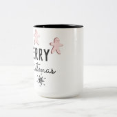 メリークリスマスクッキーのジンジャーブレッド ツートーンマグカップ (中央)