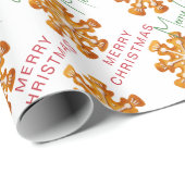 メリークリスマスクッキーのパターモダンン ラッピングペーパー (ロールコーナー)