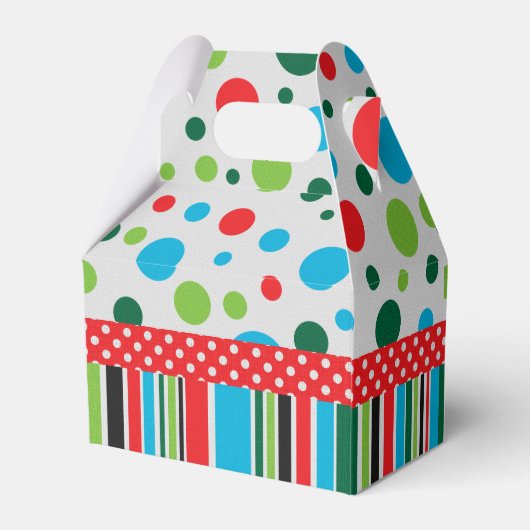 メリークリスマスクッキー切り妻ボックス フェイバーボックス (裏面サイド)