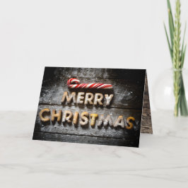メリークリスマスクッキー - クリスマス折りたたみカード シーズンカード
