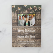 メリークリスマスクッキー – クリスマス用折り畳みカード シーズンカード (内部)