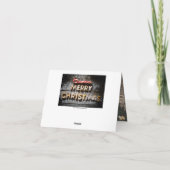 メリークリスマスクッキー - 4x5クリスマス折りたたみカード シーズンカード (裏面)
