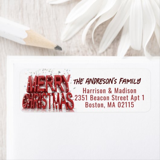 メリークリスマスクラシックさくらんぼレッド ラベル (インサイチュ)