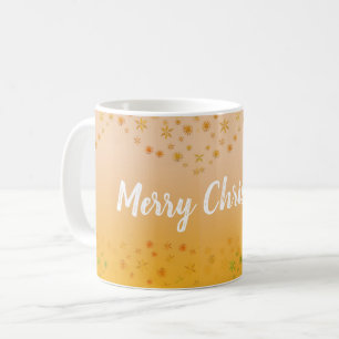 メリークリスマスクラシックのホワイトマグカップ コーヒーマグカップ