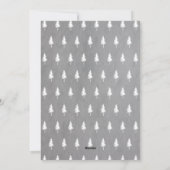 メリークリスマスクラシックの素朴フォトホリデー シーズンカード (裏面)