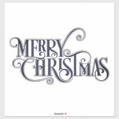 メリークリスマスクラシック シール (シート)