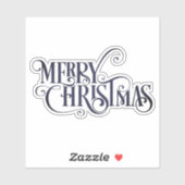 メリークリスマスクラシック シール (シート)