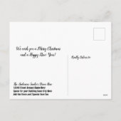 メリークリスマスクラブビー新年！ シーズンポストカード (裏面)