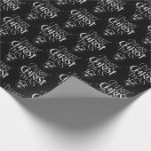 メリークリスマスクリスチャン出生スターイエスゴッド ラッピングペーパー (角)