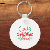 メリークリスマスクリスマスの時期だ キーホルダー (正面)